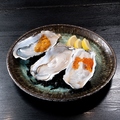 料理メニュー写真&nbsp;贅沢生牡蠣三種盛り