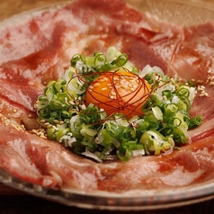 佐賀牛リブロースの炙り 月見炙り刺し※