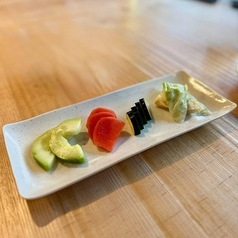 お漬物盛り合わせ