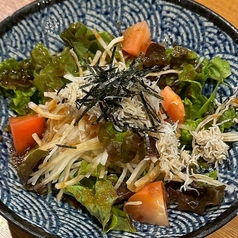 大根としらすの梅サラダ