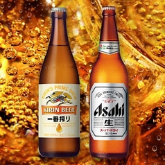 瓶ビール（キリン／アサヒ）