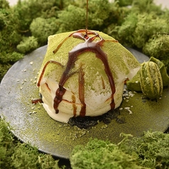 抹茶と黒蜜の和みパンケーキ