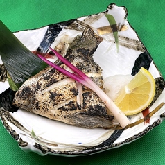 ブリカマの塩焼き