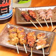 朝締め美桜鶏の炭火串焼き