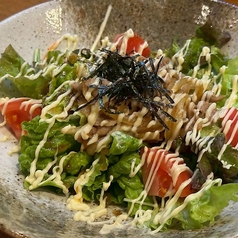 豚バラ生姜焼きサラダ