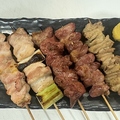 料理メニュー写真&nbsp;焼き鳥5種盛り合わせ