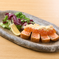 信州サーモンのレアカツ