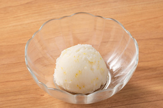 土佐塩丸とゆずのシャーベット