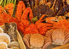 日本のてっぺんカニ倶楽部稚内漁港直送のコース写真