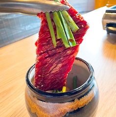 国産黒毛牛つぼ漬けカルビ