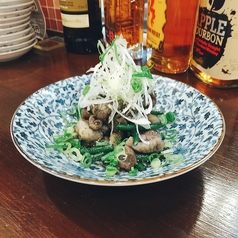 ネギまみれ知覧どりの炭火焼きの写真