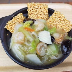 おこげの海鮮あんかけ