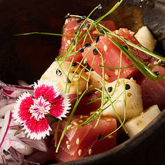 マグロと長芋のポキ