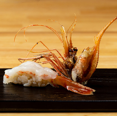 丸ごと食べる牡丹海老