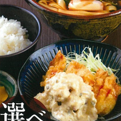 選べる麺ととり天南蛮定食