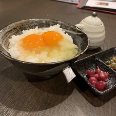 地鶏の卵かけご飯