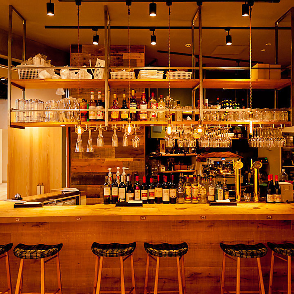 インテリアにこだわった店内 