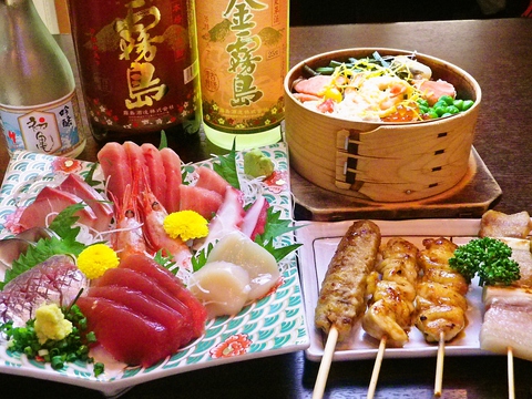 新鮮な素材を使用した和食やお酒が充実！家族や仲間同士で気軽にどうぞ。