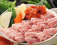 当店人気ナンバー1！厚切りサムギョプサル◎