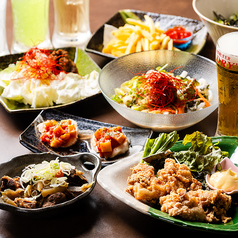 2.5h飲み放題付!!自家製牛すじ煮込みなど全7品「お手軽コース」4,480⇒3,980円の写真