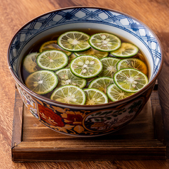 冷やしスダチ蕎麦