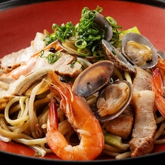 博多屋台の焼きラーメン