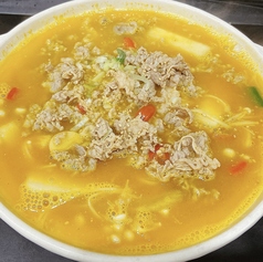 薄切牛肉とエノキの酸味煮込み