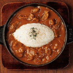 鉄板牛すじカレー