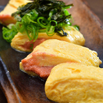 当店人気の「明太子入りだし巻き卵」居酒屋メニューも沢山ご用意いたしております。