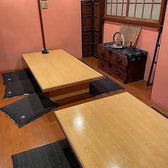 5名様~12名様掛けの個室席をご用意しております。