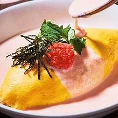 博多明太子クリームオムライス( 和風ピラフ)