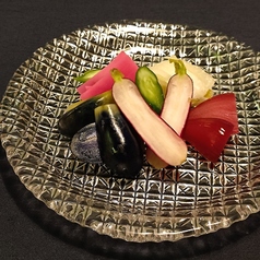 本日の漬物3種盛り