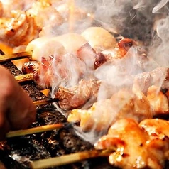 つくば鶏の炭火焼鳥　串焼盛合わせ（5本盛り）