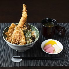 大穴子とキスの天丼