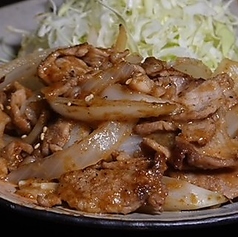 酒の肴に生姜焼き