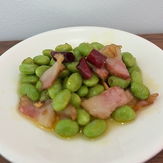 枝豆ペペロンチーノ