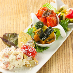 秋の前菜5種盛り合わせ