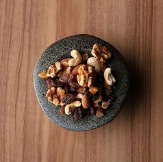 ミックスナッツとドライフルーツ