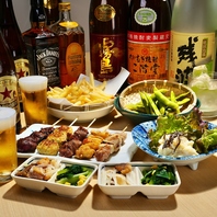 種類豊富なお料理の数々