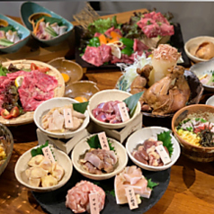 溶岩焼 鳥金のコース写真