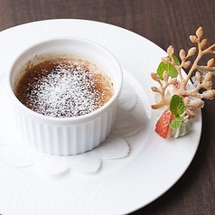 紅茶とカルダモンのクレームブリュレ