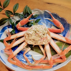ズワイ蟹の姿造り