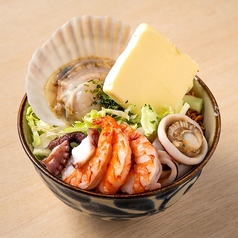 背徳の海鮮塩バターもんじゃ