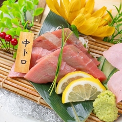 中トロのお刺身