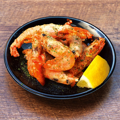 海老の唐揚げ 柚子ぽん酢