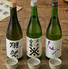 日本酒3種飲み比べ