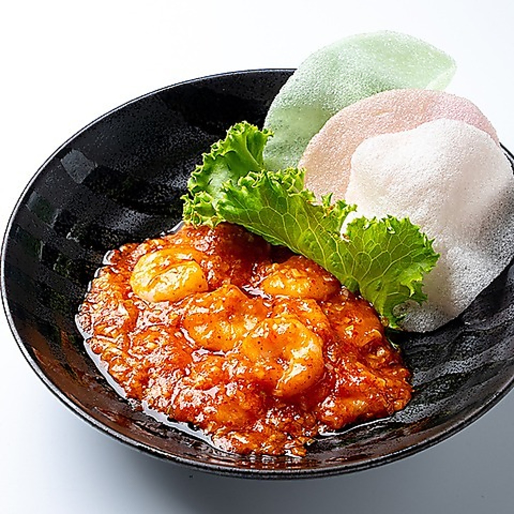 定番メニュー♪プリプリの海老をうま辛の絶品ソースで炒めた『うま辛エビのチリソース』