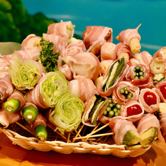 種類豊富な野菜巻き