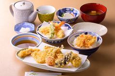 お昼から上質な天ぷらを愉しむなら「上てんぷら定食」での写真