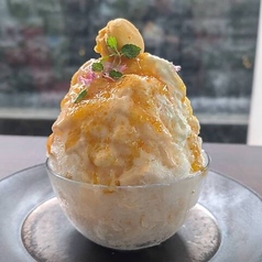 甘夏とはちみつのかき氷